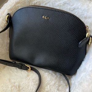 LAUREN Ralph Lauren Crossbody- Black and Gold